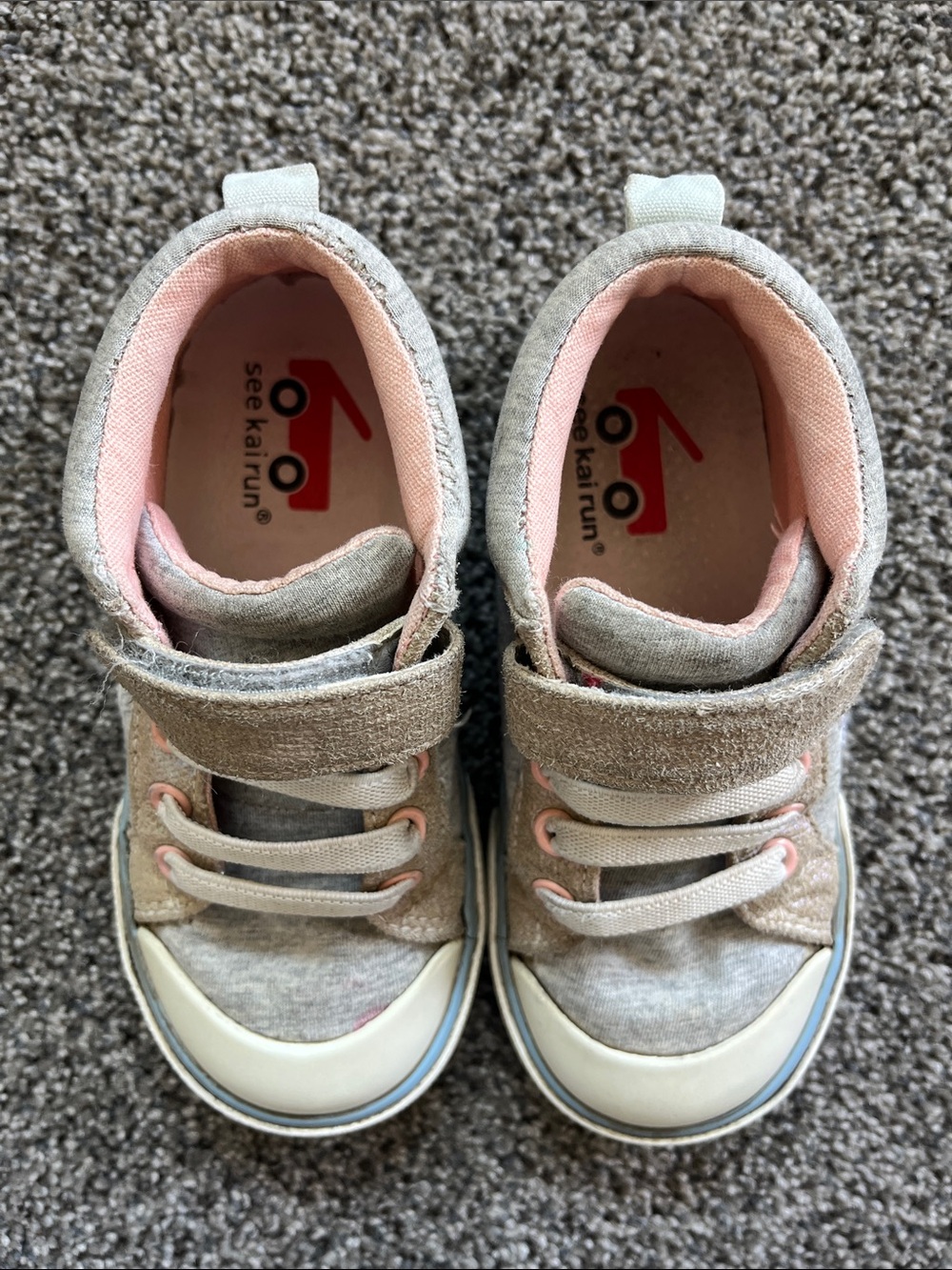 Two Pairs - See Kai Run Girls' Sneakers - 9.5 - Picture 12 of 14